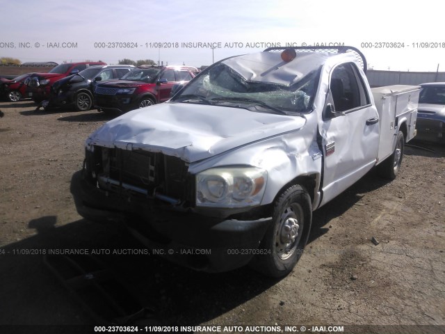 3D6WR26T29G565964 - 2009 DODGE RAM 2500 WHITE photo 6