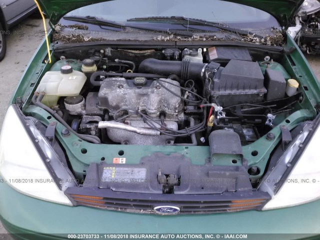 1FAFP34P82W222614 - 2002 FORD FOCUS SE/SE COMFORT GREEN photo 10