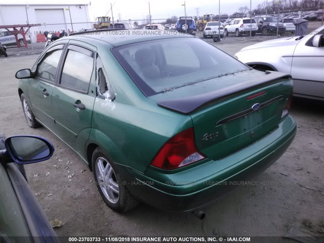 1FAFP34P82W222614 - 2002 FORD FOCUS SE/SE COMFORT GREEN photo 3