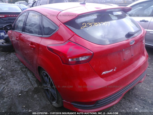 1FADP3L94FL286473 - 2015 FORD FOCUS ST RED photo 3