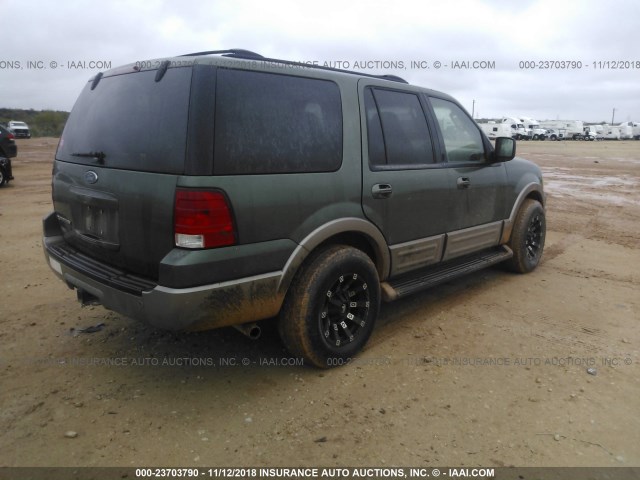 1FMRU17W83LB01507 - 2003 FORD EXPEDITION EDDIE BAUER GREEN photo 4