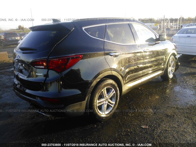 5XYZU3LB9HG442128 - 2017 HYUNDAI SANTA FE SPORT  BLACK photo 4