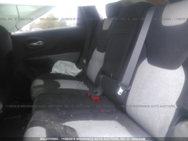 1C4PJMCS2EW138062 - 2014 JEEP CHEROKEE LATITUDE GRAY photo 8