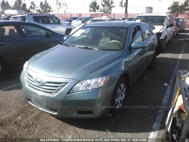 4T1BE46K87U598587 - 2007 TOYOTA CAMRY NEW GENERAT CE/LE/XLE/SE BLUE photo 2