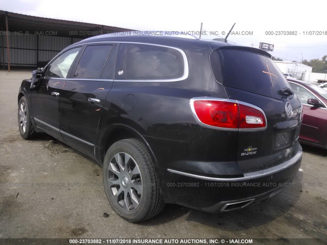 5GAKRCKDXGJ291564 - 2016 BUICK ENCLAVE BLACK photo 3