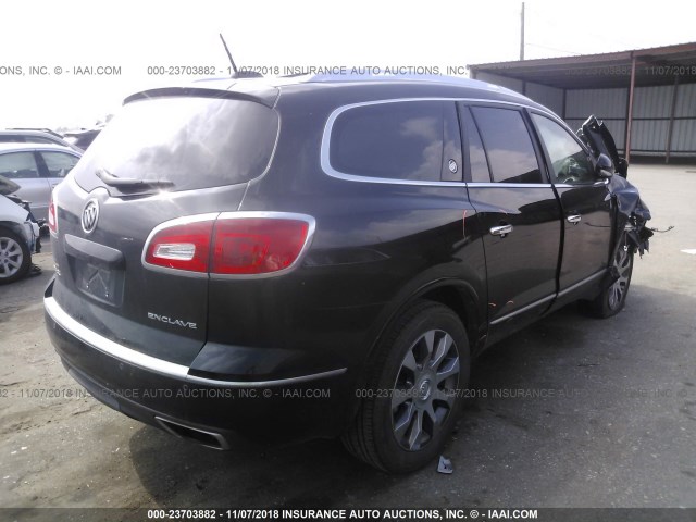 5GAKRCKDXGJ291564 - 2016 BUICK ENCLAVE BLACK photo 4