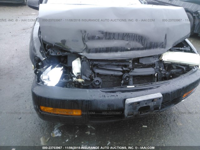 1HGCD5623TA087240 - 1996 HONDA ACCORD DX BLACK photo 6