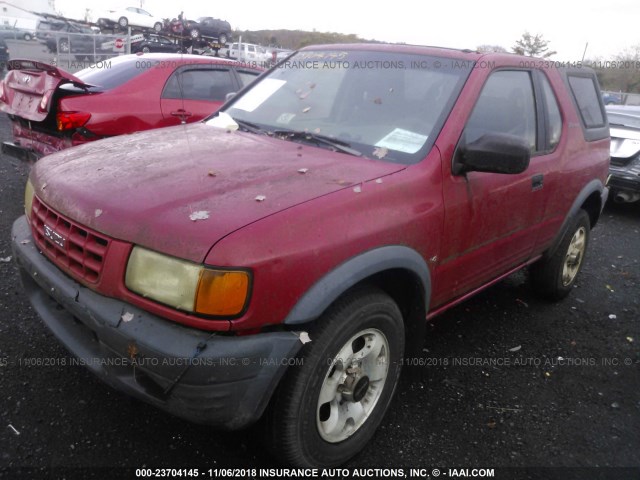 4S2CM57W7X4373326 - 1999 ISUZU AMIGO RED photo 2