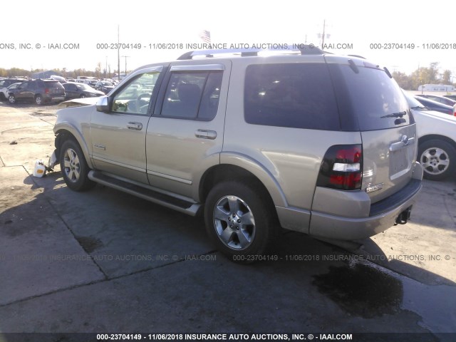 1FMEU75836UB40719 - 2006 FORD EXPLORER LIMITED GOLD photo 3