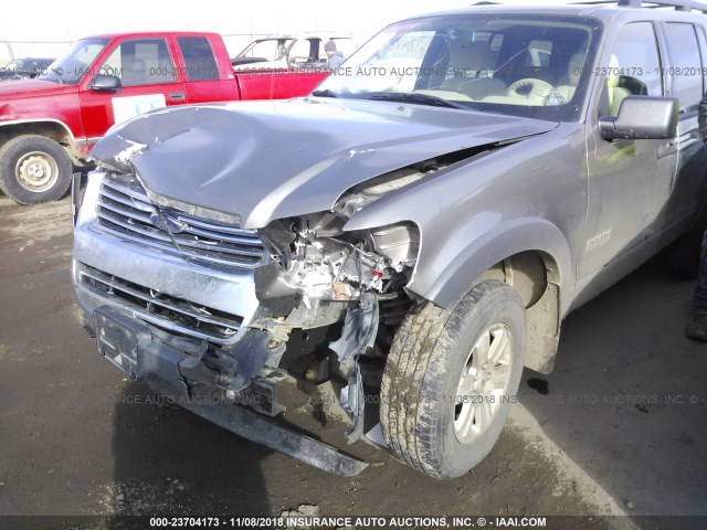 1FMEU73E06ZA02132 - 2006 FORD EXPLORER XLT GRAY photo 6