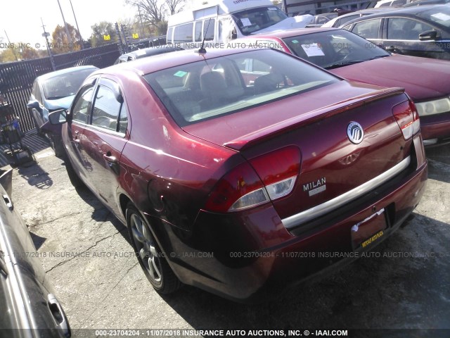 3MEHM0JA1AR628969 - 2010 MERCURY MILAN PREMIER RED photo 3