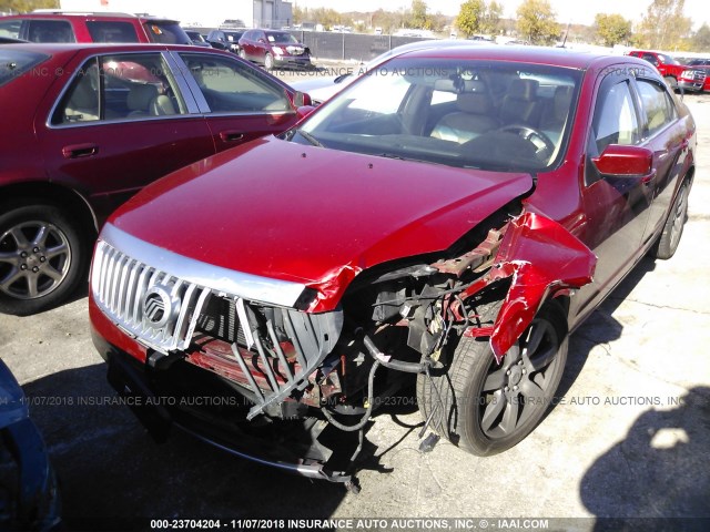 3MEHM0JA1AR628969 - 2010 MERCURY MILAN PREMIER RED photo 6