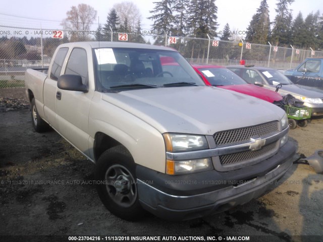 1GCEC19X14Z343985 - 2004 CHEVROLET SILVERADO C1500 Pewter photo 1