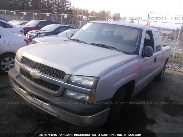 1GCEC19X14Z343985 - 2004 CHEVROLET SILVERADO C1500 Pewter photo 2