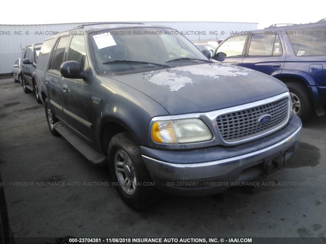 1FMRU1568YLB80722 - 2000 FORD EXPEDITION XLT BLUE photo 1