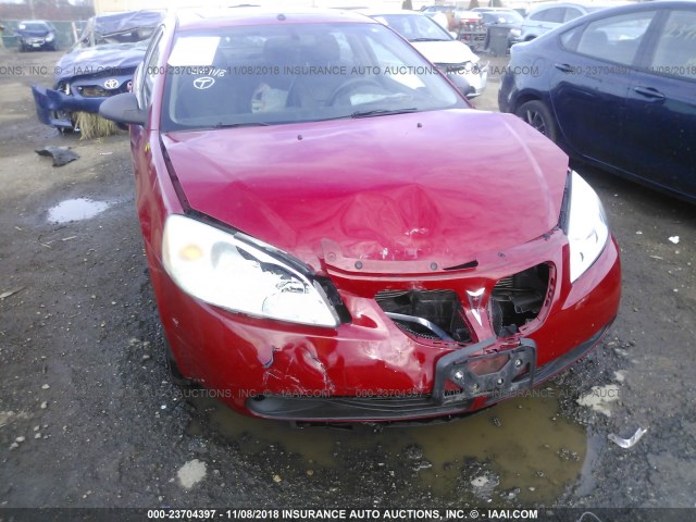 1G2ZH558364170032 - 2006 PONTIAC G6 GT RED photo 6