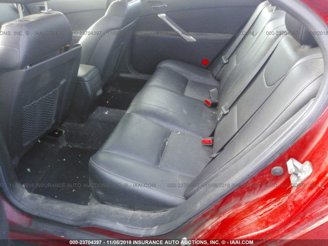 1G2ZH558364170032 - 2006 PONTIAC G6 GT RED photo 8