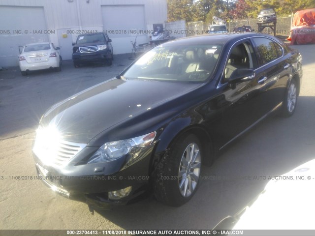 JTHCL5EF2B5011228 - 2011 LEXUS LS 460 BLACK photo 2