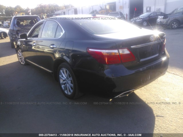 JTHCL5EF2B5011228 - 2011 LEXUS LS 460 BLACK photo 3