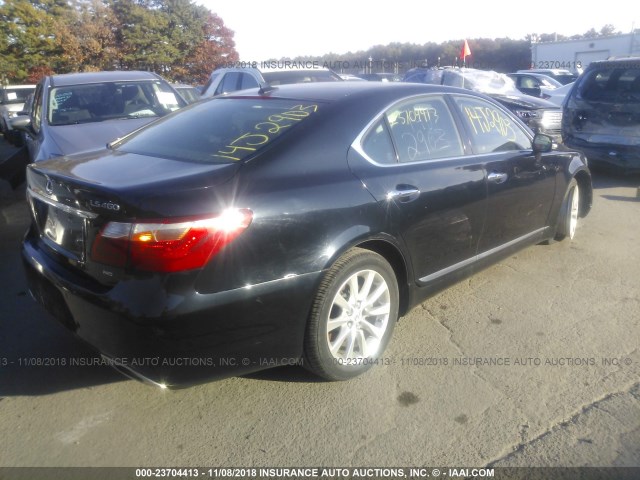 JTHCL5EF2B5011228 - 2011 LEXUS LS 460 BLACK photo 4