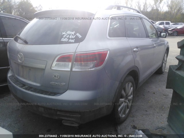 JM3TB38Y270105742 - 2007 MAZDA CX-9 SILVER photo 4