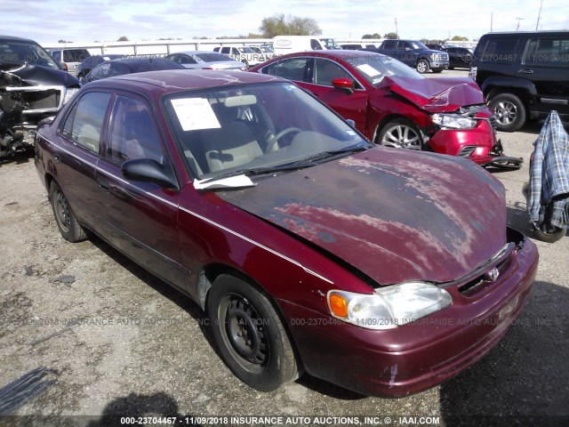 1NXBR12E2XZ215374 - 1999 TOYOTA COROLLA VE/CE/LE MAROON photo 1