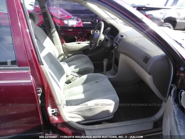 1NXBR12E2XZ215374 - 1999 TOYOTA COROLLA VE/CE/LE MAROON photo 5