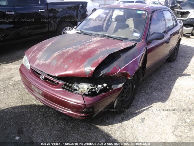 1NXBR12E2XZ215374 - 1999 TOYOTA COROLLA VE/CE/LE MAROON photo 6