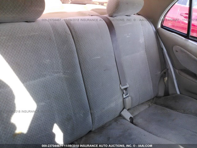 1NXBR12E2XZ215374 - 1999 TOYOTA COROLLA VE/CE/LE MAROON photo 8