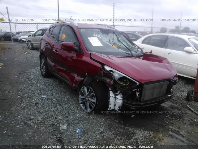 KM8JUCAG3FU102833 - 2015 HYUNDAI TUCSON LIMITED/SE RED photo 1