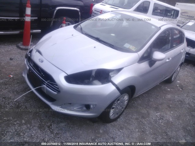 3FADP4TJ1EM234277 - 2014 FORD FIESTA S SILVER photo 2