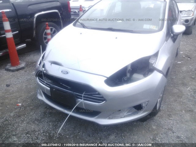 3FADP4TJ1EM234277 - 2014 FORD FIESTA S SILVER photo 6