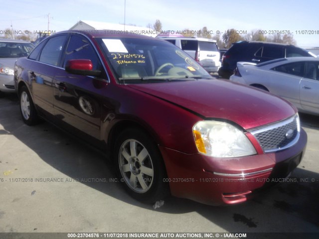 1FAFP23116G139159 - 2006 FORD FIVE HUNDRED SE RED photo 1