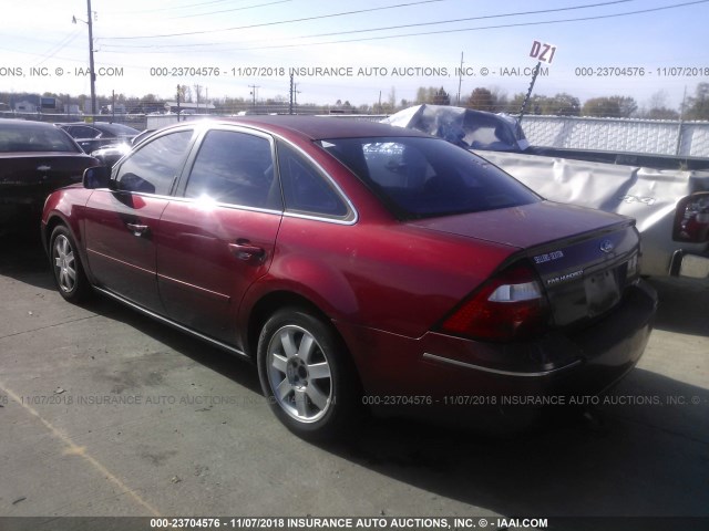 1FAFP23116G139159 - 2006 FORD FIVE HUNDRED SE RED photo 3