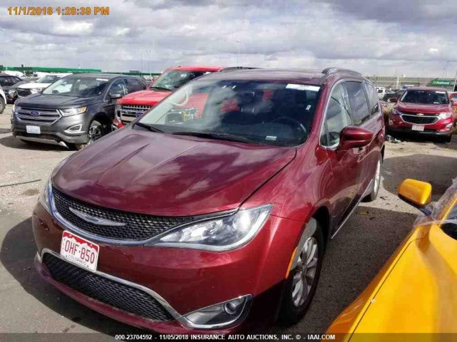 2C4RC1BG2JR119657 - 2018 CHRYSLER PACIFICA TOURING L RED photo 14