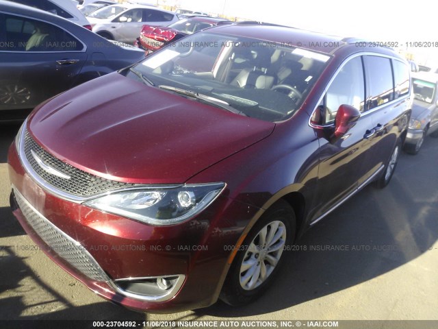 2C4RC1BG2JR119657 - 2018 CHRYSLER PACIFICA TOURING L Կարմիր լուսանկար 2