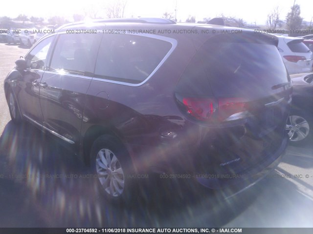 2C4RC1BG2JR119657 - 2018 CHRYSLER PACIFICA TOURING L Կարմիր լուսանկար 3