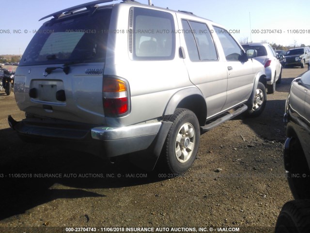 JN8AR05S8WW287554 - 1998 NISSAN PATHFINDER XE/LE SILVER photo 4