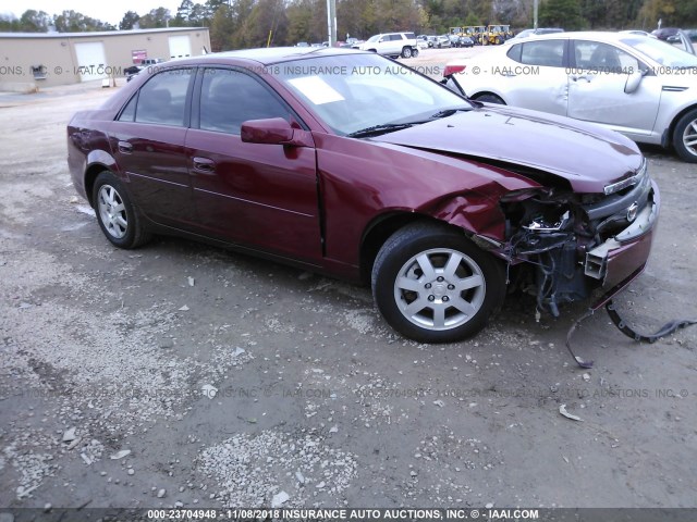 1G6DP577760135520 - 2006 CADILLAC CTS HI FEATURE V6 RED photo 1