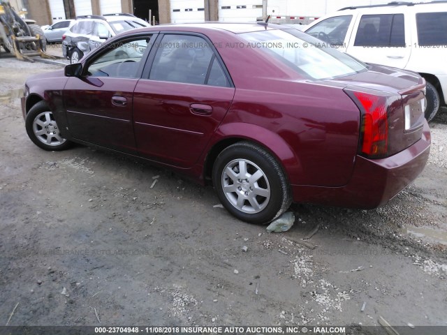1G6DP577760135520 - 2006 CADILLAC CTS HI FEATURE V6 RED photo 3