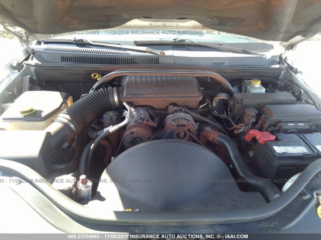 1J4GS48KX5C655983 - 2005 JEEP GRAND CHEROKEE LAREDO/COLUMBIA/FREEDOM 银色 照片 10