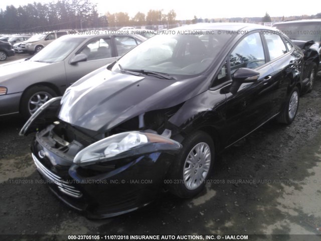 3FADP4BE2FM216800 - 2015 FORD FIESTA SE BLACK photo 2