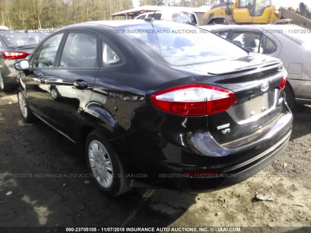 3FADP4BE2FM216800 - 2015 FORD FIESTA SE BLACK photo 3