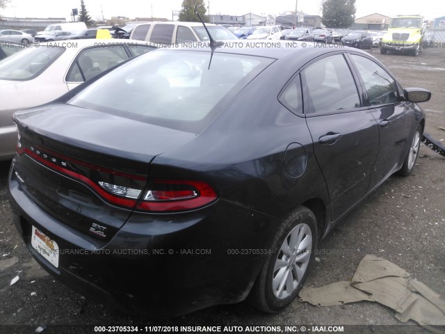 1C3CDFBB3ED824033 - 2014 DODGE DART SXT GRAY photo 4