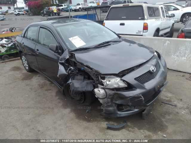 1NXBU40E69Z074038 - 2009 TOYOTA COROLLA S/LE/XLE GRAY photo 1