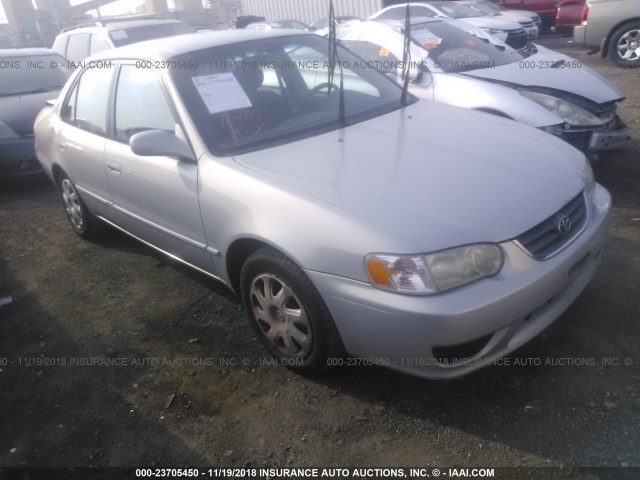 1NXBR12E71Z481643 - 2001 TOYOTA COROLLA CE/LE/S SILVER photo 1