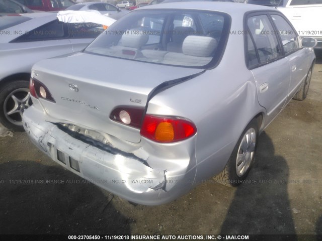 1NXBR12E71Z481643 - 2001 TOYOTA COROLLA CE/LE/S SILVER photo 6