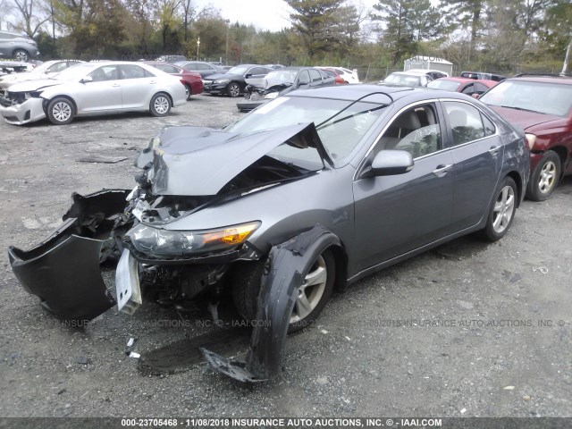 JH4CU2F69AC004233 - 2010 ACURA TSX GRAY photo 2