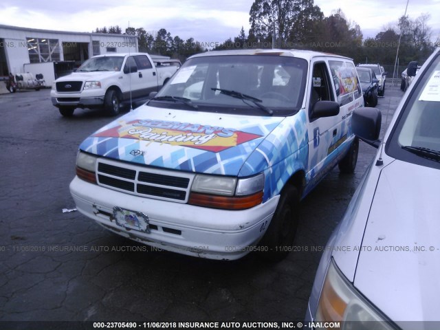 2B4GH25K0SR246565 - 1995 DODGE CARAVAN WHITE photo 2