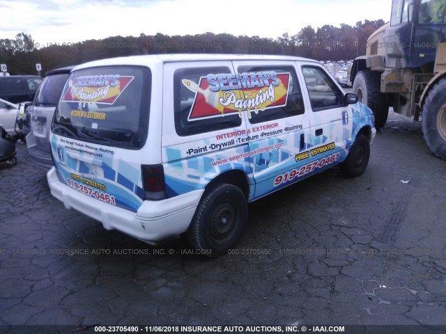 2B4GH25K0SR246565 - 1995 DODGE CARAVAN WHITE photo 4